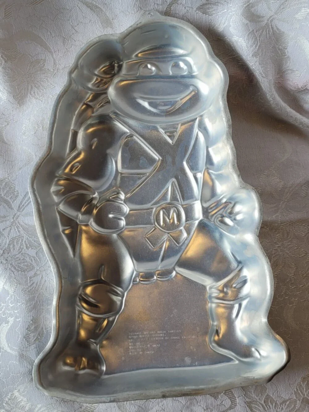 Vintage Wilton Teenage Mutant Ninja Turtles TMNT cake pan insert 1989 Mirage